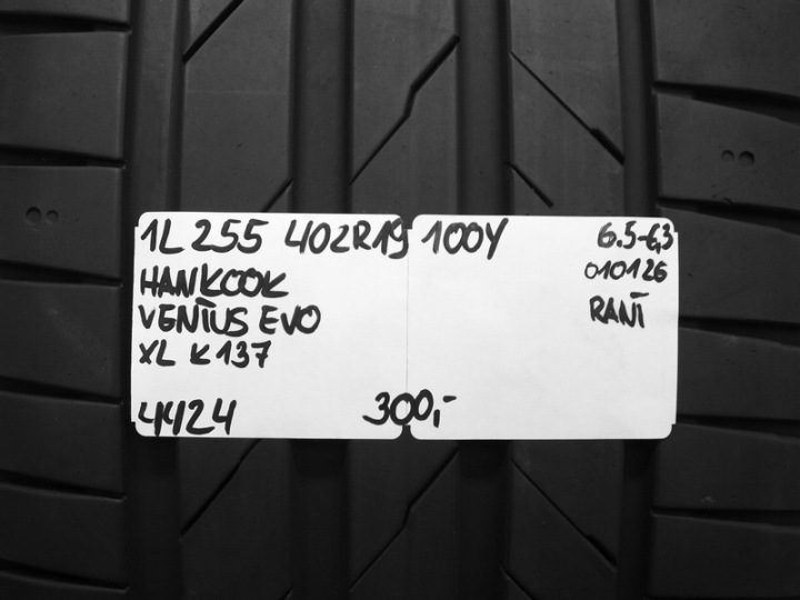 Шина летняя Hankook Ventus Evo K137 255/40R19 100 Y защита диска, усилитель (XL), фото 10