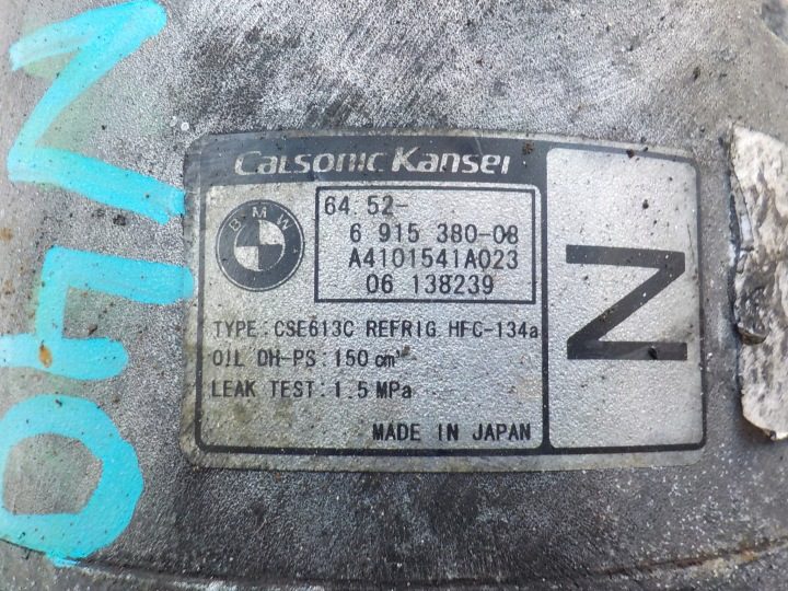 BMW E90 E91 2.0 бензин N46 компрессор кондиционера 6915380, фото 8