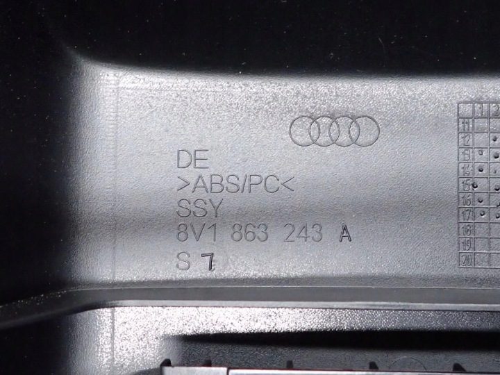 ТОННЕЛЬ ПОДЛОКОТНИК РАМКА РУЧКА КПП ЕВРОПА ОРИГИНАЛ AUDI A3 8V 17 г., фото 16