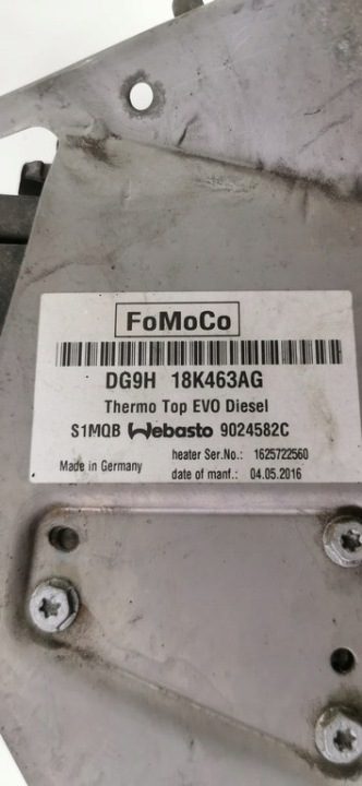 FORD MONDEO MK5 15- Автономный отопитель WEBASTO THERMO TOP, фото 6