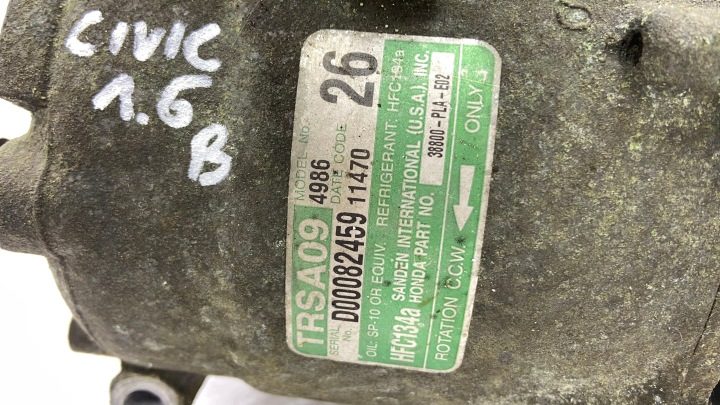 HONDA CIVIC 7 VII 7 1.6 КОМПРЕССОР КОНДИЦИОНЕРА TRSA09, фото 2