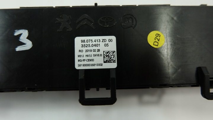 EXPERT III БЛОК УПРАВЛЕНИЯ ПЕЧКОЙ КОНДИЦИОНЕРА 98075413ZD, фото 4