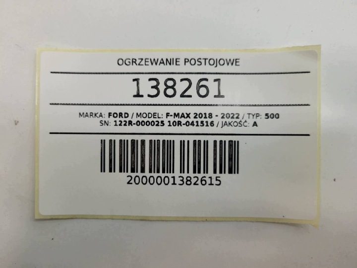 АВТОНОМНЫЙ ОТОПИТЕЛЬ WEBASTO AIRTRONIC FORD F-MAX 122R-000025 10R-041516, фото 7