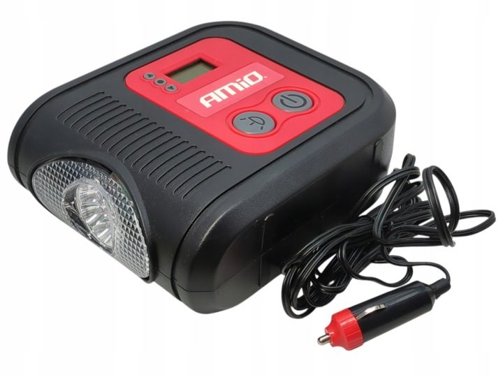 Компрессор автомобильный цифровой с LED 12V Acomp-10, фото 1