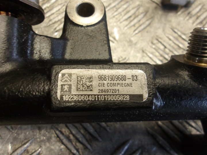 PEUGEOT CITROEN FORD 2.0 HDI ТОПЛИВНАЯ РАМПА 9681909680-03, фото 2