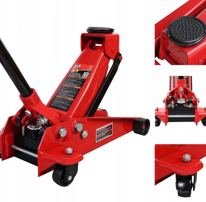 Домкрат punktowy AppTech 3500 кг низкопрофильный с gumą, фото 1
