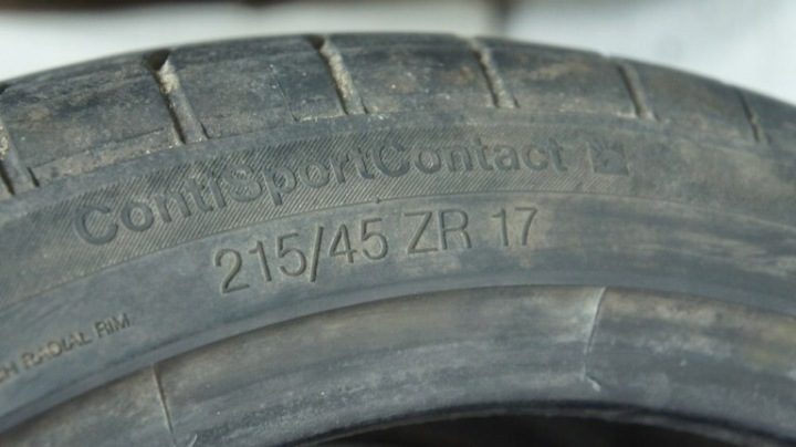 Шина летняя Continental ContiSportContact 3 215/45R17 87 В защита диска, фото 7