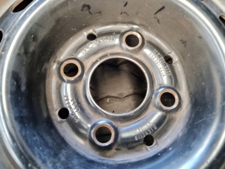 Штампованный диск Volkswagen OE 5.5" x 13" 4x100 ET 38, фото 4