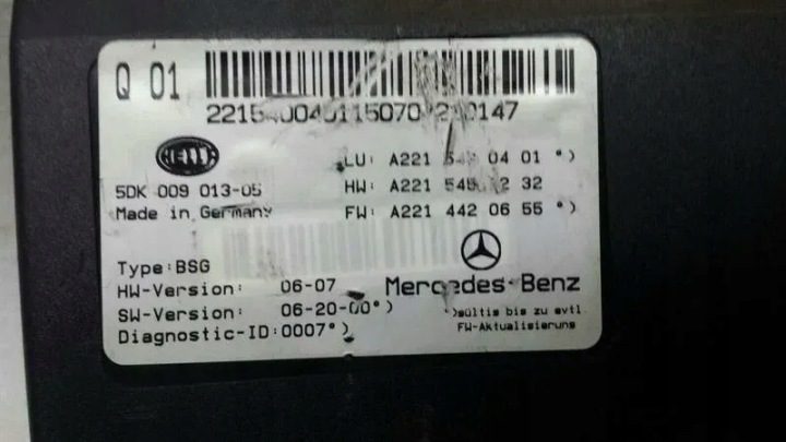 MERCEDES-Benz Модуль электронный A2215400401, фото 3
