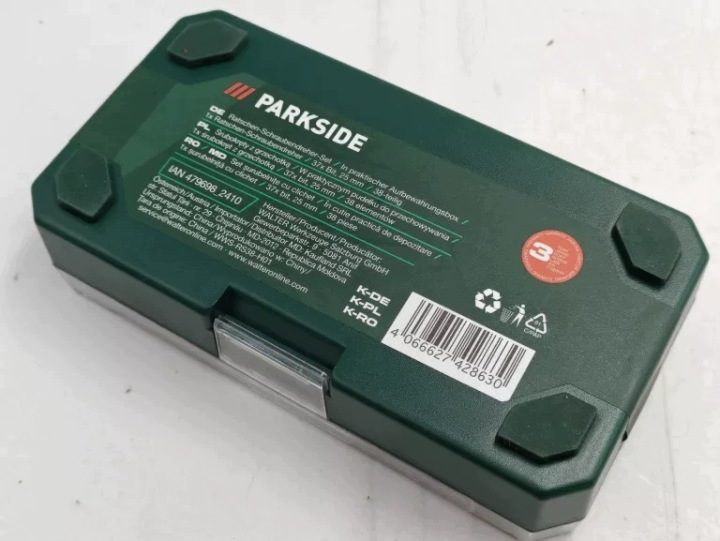КОМПЛЕКТ PARKSIDE 38 ЭЛЕМЕНТОВ С ŚRUBOKRĘTEM ОТЛИЧНОЕ СОСТОЯНИЕ, фото 2