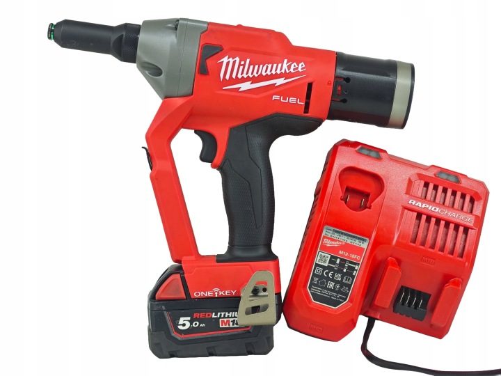 Заклепочник аккумуляторный 4.8 - 7.0 мм M18 ONEFPRT-202X Milwaukee 4933478602, фото 1