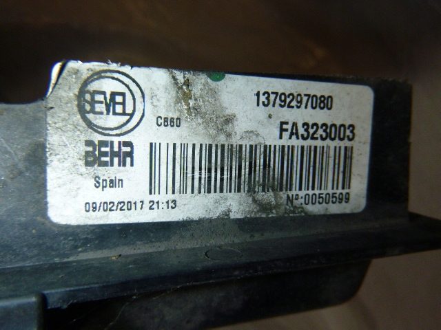 Fiat OE 1379298080 вентилятор радиатора кондиционера, фото 3