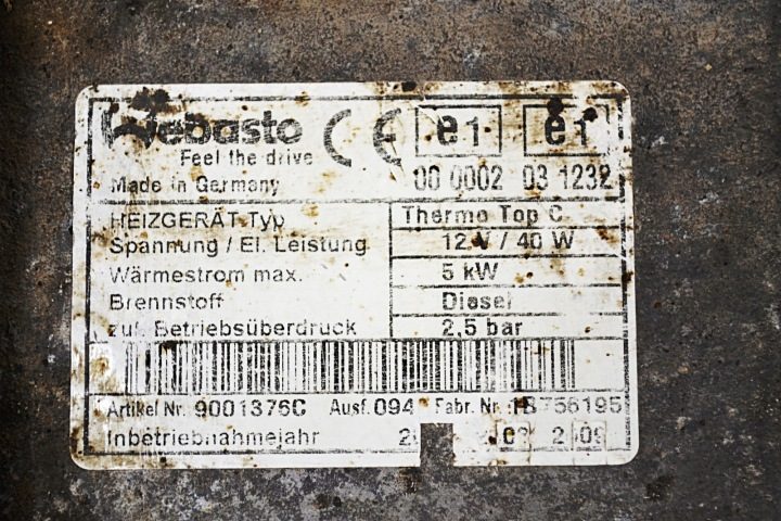 MAZDA 6 WEBASTO 9001376C HB756195 5 кВт, фото 6