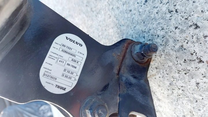 Новый фаркоп для Volvo V60 I УНИВЕРСАЛ 06.2010-2018 + WIĄZKA+MODUŁ 13 пин, фото 3