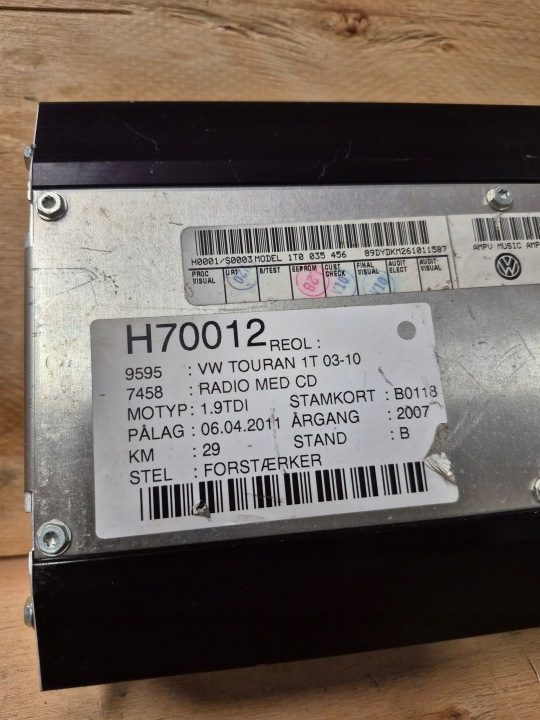Усилитель аудио 1T0035456 VW Touran I (2003-2010), фото 2