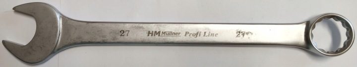 HM Mullner Ключ рожково накидной Profi Line 27, фото 2