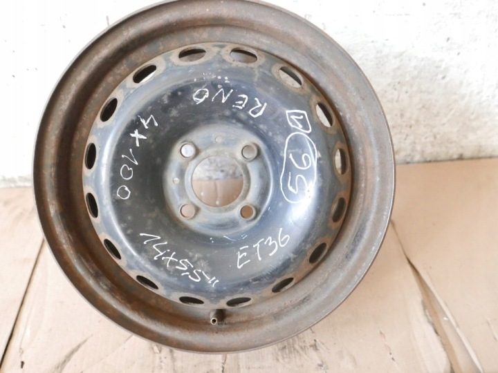 Штампованный диск RENAULT 5.5" x 14" 4x100 ET 36, фото 2