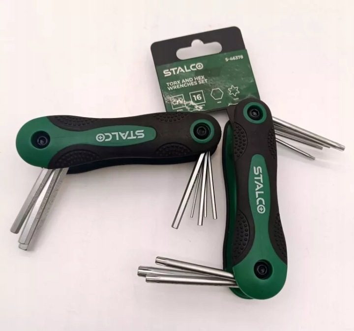 Stalco Комплект ключей Torx и HEX складной 16 элементов, фото 3