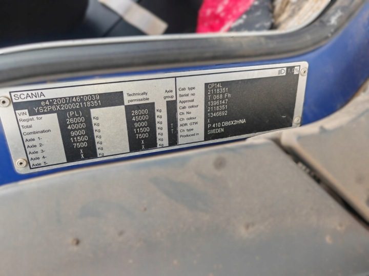 В СБОРЕ ДНЕВНАЯ КАБИНА + ДЕФЛЕКТОРЫ + КАПОТ SCANIA P410, фото 9