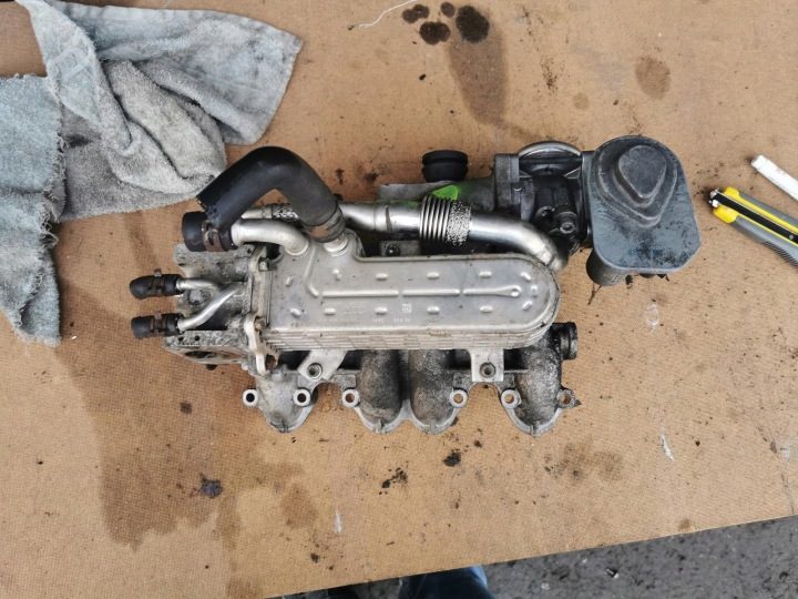 ВПУСКНОЙ КОЛЛЕКТОР SKODA VW AUDI SEAT 1.9TDI 03G129713C В СБОРЕ РАДИАТОР EGR, фото 5