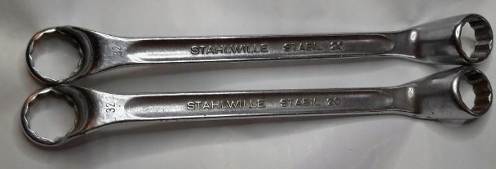 Ключ накидной двусторонний 30x32mm płaskoodsadz.CORONA STAHLWILLE, фото 1