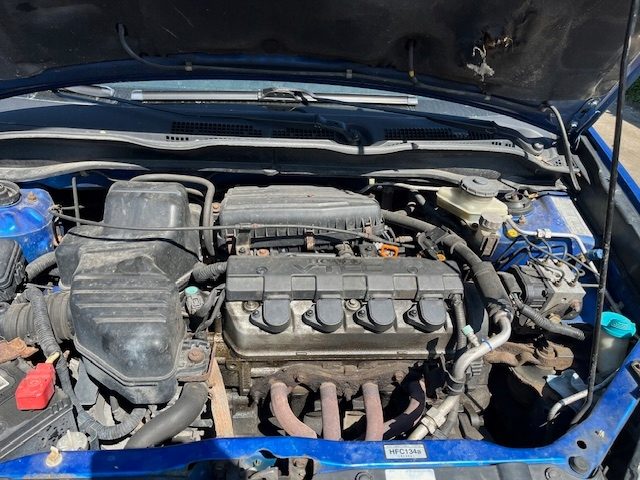 HONDA CIVIC 7 РЕСТАЙЛИНГ SPORT ДВИГАТЕЛЬ БЕНЗИНОВЫЙ 1,6 VTEC 81 кВт D16V1 В СБОРЕ, фото 1