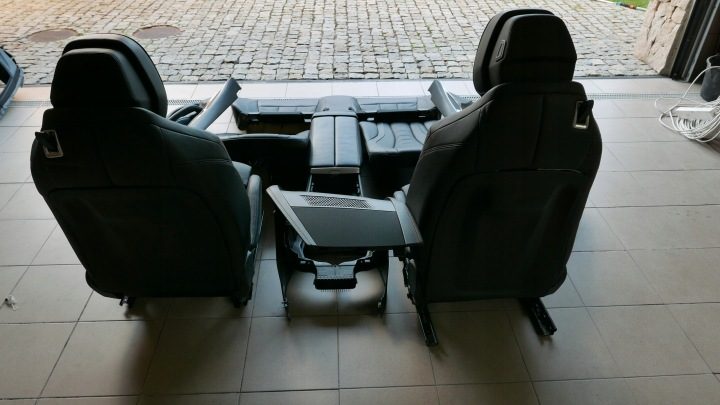 Салон кожа BMW G15 сиденья диван обшивки Sport как, фото 7