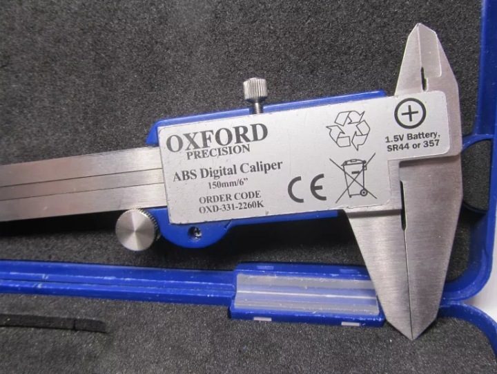 ШТАНГЕНЦИРКУЛЬ CYFROWA 150 мм 6" OXFORD PRECISION OXD-331-2260K, фото 5