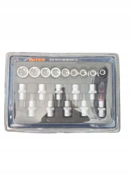 Набор головок и Ключей Вставных TORX 1/2" Niteo, фото 1