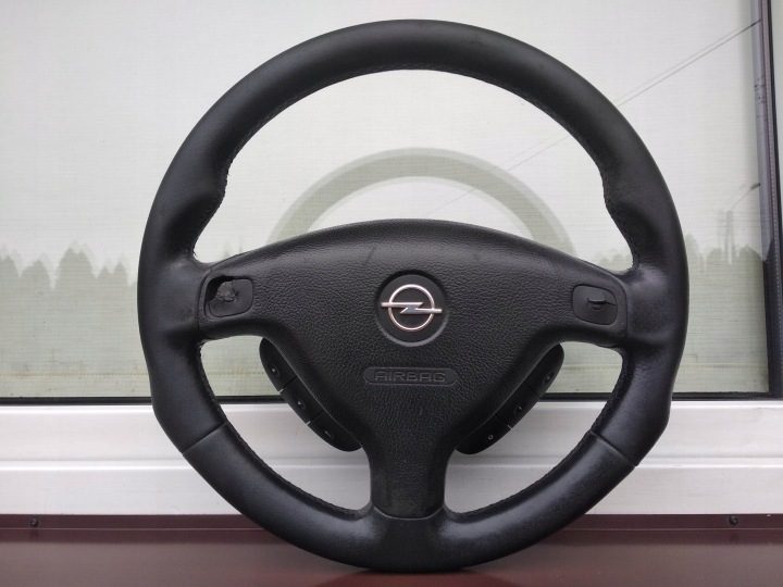 OPEL ZAFIRA A ASTRA II G РУЛЬ МУЛЬТИФУНКЦИОНАЛЬНЫЙ + ПОДУШКА OPC SPORT, фото 3