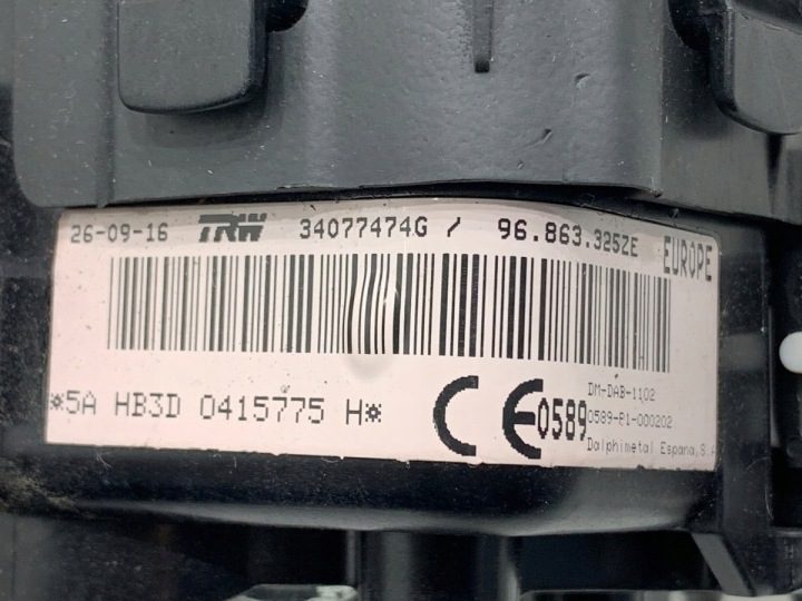 ПОДУШКА БЕЗОПАСНОСТИ ВОДИТЕЛЯ PEUGEOT 508 SW I 96863325ZE 10-18 AIRBAG, фото 6