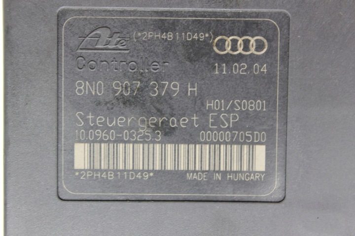 НАСОС ABS AUDI TT (8N3) 8N0614517E 33709107 1.8L 132 кВт 2004, фото 7