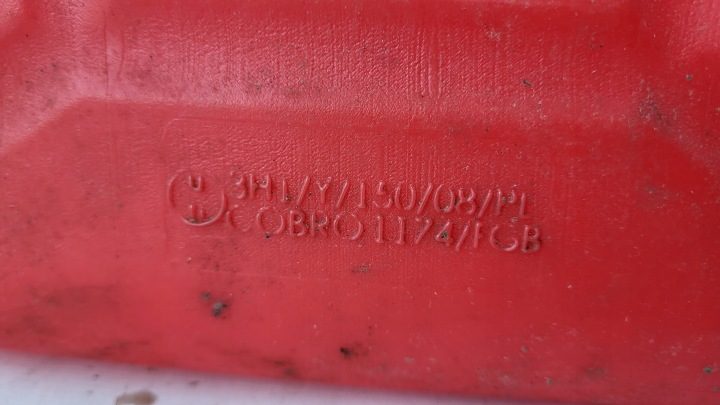 КАНИСТРА С ВОРОНКОЙ НА ТОПЛИВО БЕНЗИН КРАСНОЕ 5L, фото 6