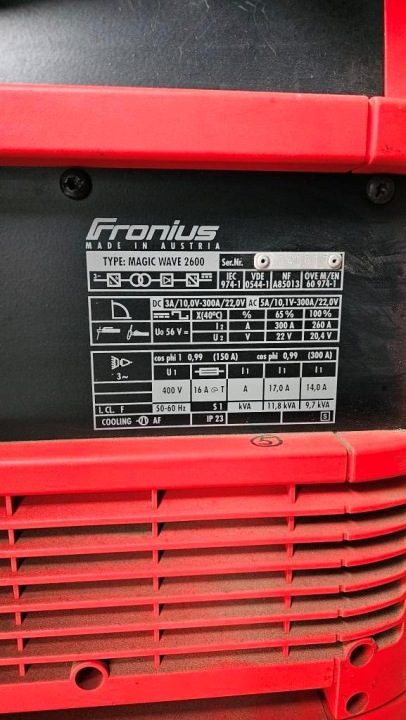 Сварочный аппарат TIG FRONIUS iWave 230 AC/DC + кронштейн THP220d 4m + корпус TTB220, фото 13