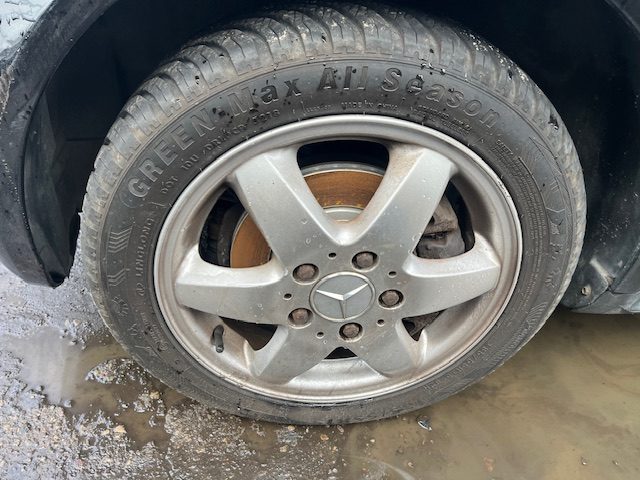 Mercedes A W168 колесо алюминиевое 4 шт. комплект 185/65R15 5X112 + колпаки, фото 5