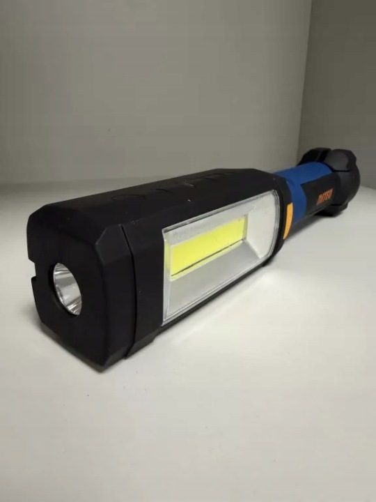 Фонарик гаражный LED аккумулятор Li-Ion USB-C магнит крюк BMWL0246, фото 5