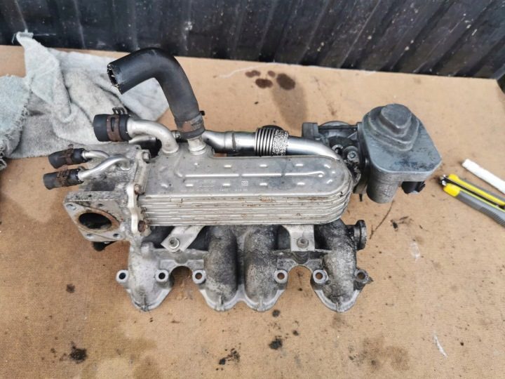 ВПУСКНОЙ КОЛЛЕКТОР SKODA VW AUDI SEAT 1.9TDI 03G129713C В СБОРЕ РАДИАТОР EGR, фото 1