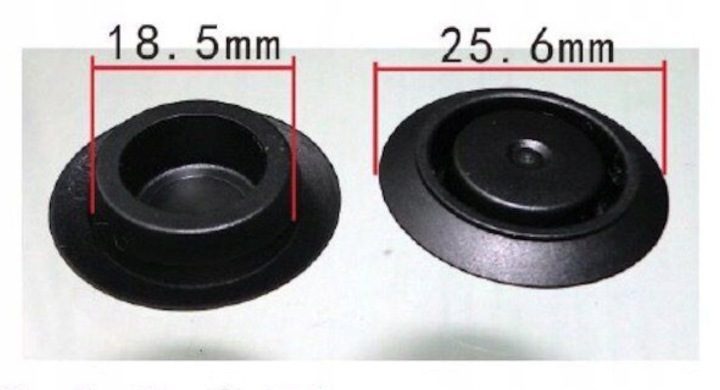 10X заглушка двери Infiniti Nissan Almera Juke Note Qashqai Tiida 18,5x25,6, фото 3