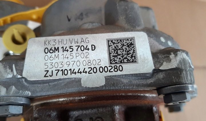 ТУРБОКОМПРЕССОР AUDI RS4 RS5 S6 S7 PORSCHE 2.9 3.0 TFSI 06M145704D 19 тыс. км, фото 2