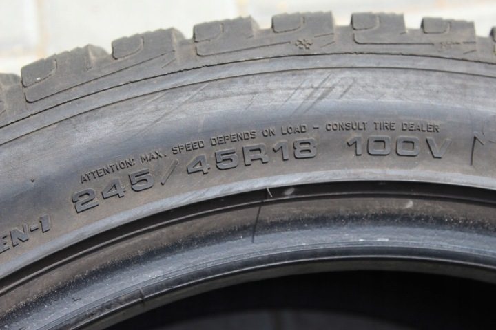 4× Шина зимняя Goodyear Ultra Grip Performance G1 245/45R18 100 В сцепление на снегу (3PMSF), защита диска, усилитель (XL), фото 6