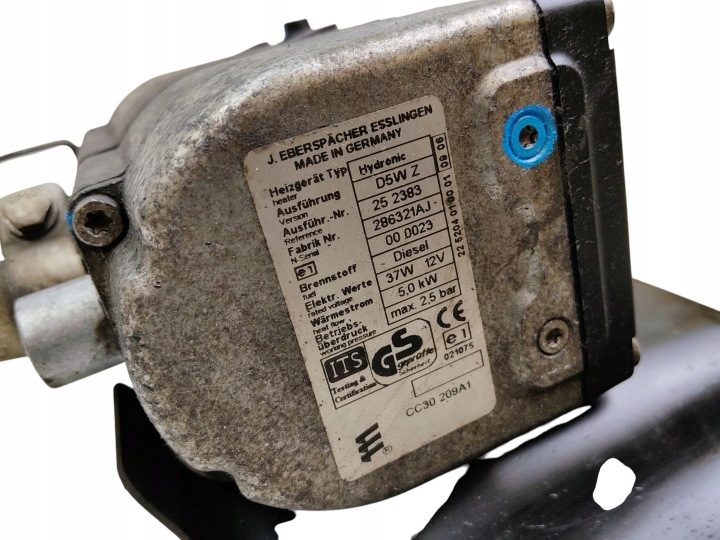 WEBASTO АВТОНОМНЫЙ ОТОПИТЕЛЬ HYDRONIC D5W Z 37W 12V 5.0 кВт 252383, фото 2