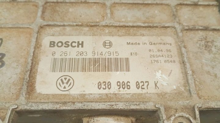 ЭБУ двигателя VW Polo 1000b 93 г. 030906027k, фото 4