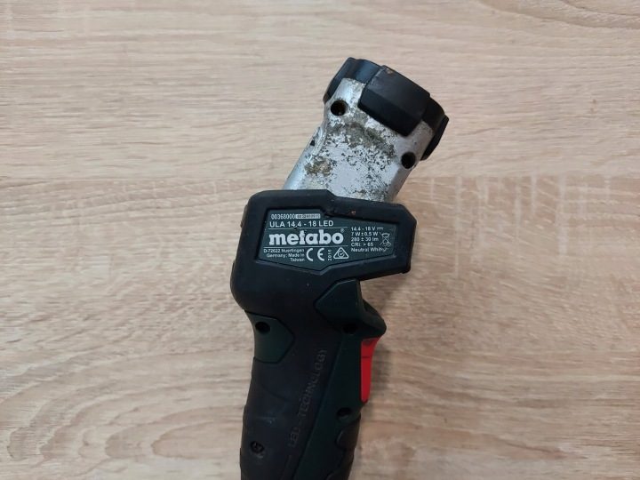 Фонарик Metabo ULA 14.4-18V LED 600368000 280lm головка блока вращения Body, фото 3