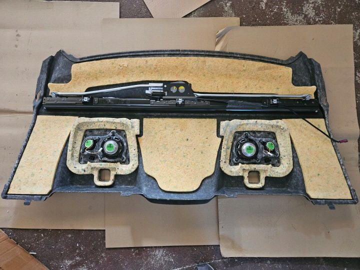 Полка задняя шторка BMW 6 купе F12 F13 M-пакет АНТРАЦИТОВОЕ BANG & OLUFSEN, фото 4