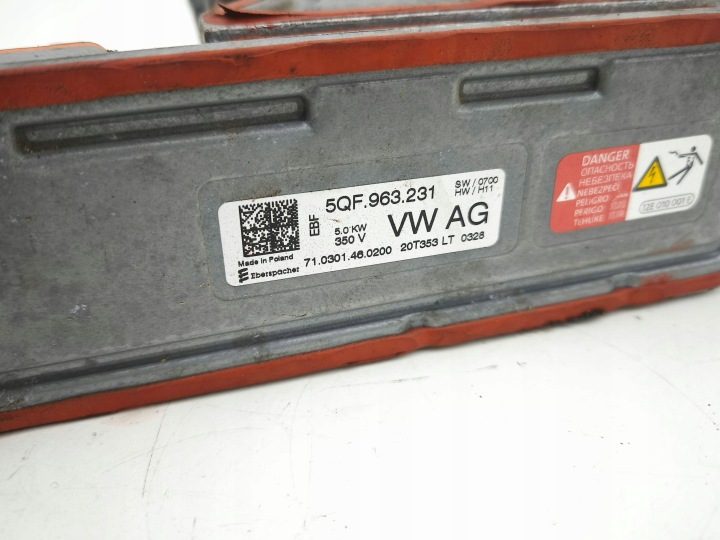 Seat Leon IV 2021 Подогреватель охлаждающей жидкости 5QF963231, фото 4