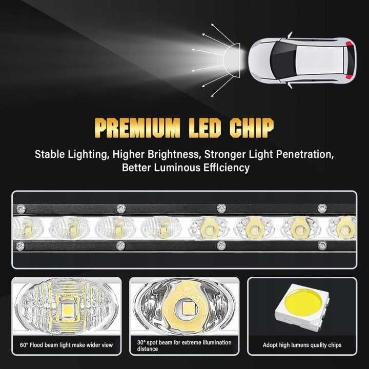 LED Молдинг световой свет для автомобилей 4x4 фонарь 81.3 см 150 Вт RIGIDON, фото 2