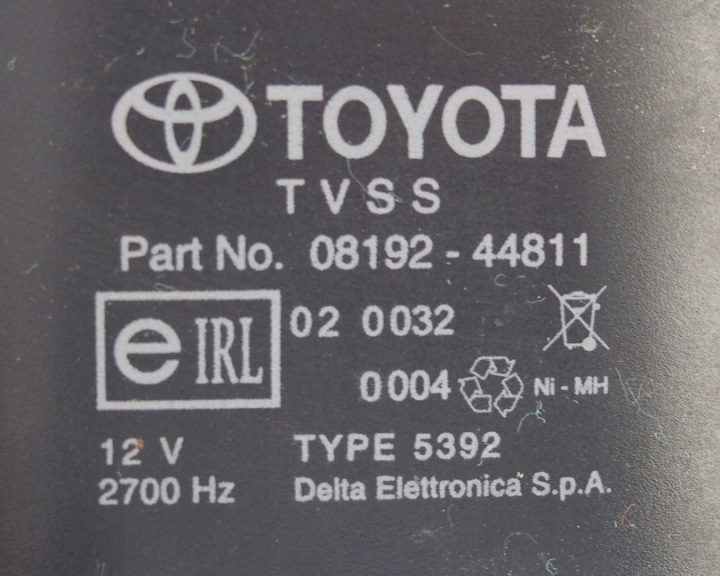 2002 Toyota RAV4 Сирена alarmowa 08192-44811, фото 4
