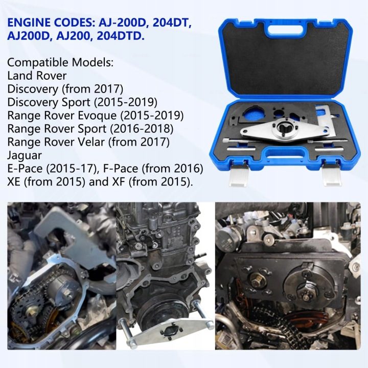 Комплект инструментов для блокировки вала ZKTOOL ГРМ Land Rover, фото 6