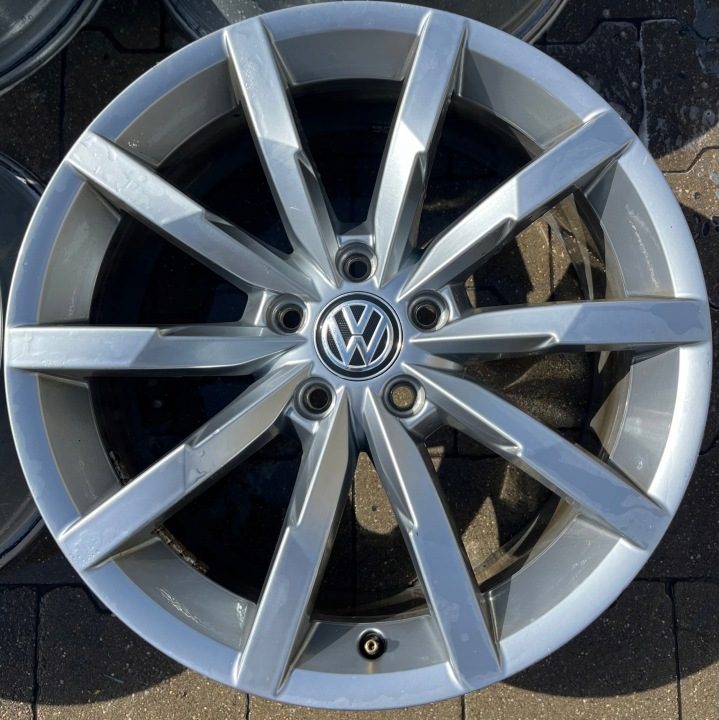 4× Литой диск Volkswagen OE B8 8.0" x 18" 5x112, фото 4