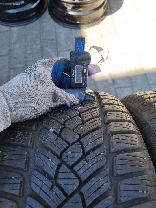 4× Шина зимняя Fulda Kristall Control HP 225/55R16 95 H сцепление на снегу (3PMSF), защита диска, фото 4